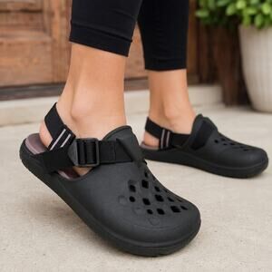 Chaco Chillos Clog Black Recovery Sandals Womens Size 7 JCH109158